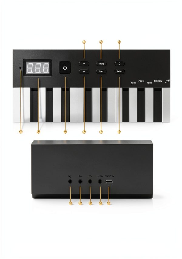 MilleLoom 88 Keys Portable Electric Piano Keyboard-4