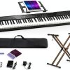 Weighted Digital Piano 88 Keys Black Model 883-0