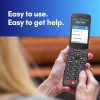 Lively Jitterbug Flip2 Android Flip Phone Red-3