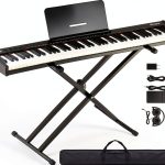 MilleLoom 88 Keys Portable Electric Piano Keyboard-0