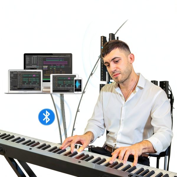 MilleLoom 88 Keys Portable Electric Piano Keyboard-3