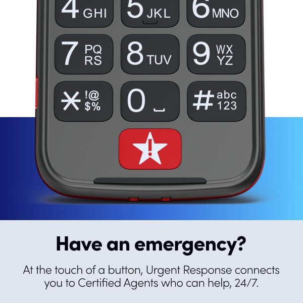 Lively Jitterbug Flip2 Android Flip Phone Red-4