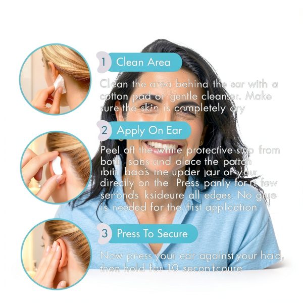 Cosmetic Ear Corrector 10 TO 6 PICKS Silicone Kit-2