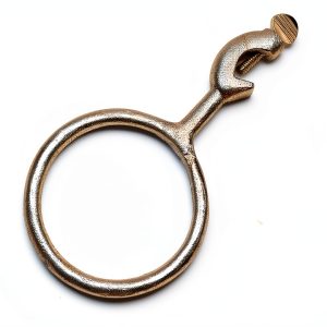 EISCO Ring Support, Closed, 4" Inner Diameter - Cast Iron-0